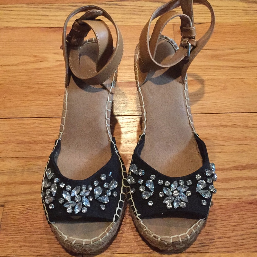 Black espadrilles
